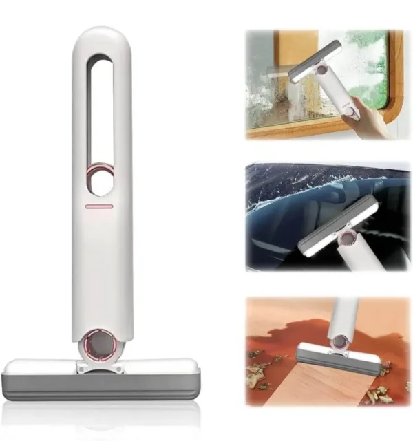 Mini Mop for Kitchen with Sponge Portable Mini Mop Self Squeeze Strong Absorbent Magic Wiper for Kitchen I Wet & Dry Use Cleaning for Wall ,Desktop Cleaning, Bathroom , Glass , Table , Home