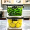 Transparent Airtight Kitchen Storage Containers – BPA-Free & Leak-Proof