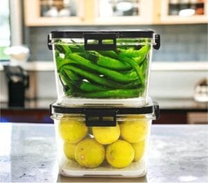 Transparent Airtight Kitchen Storage Containers |BPA-Free Plastic Jars with Lids for Food Storage |Leak-Proof, Stackable,Fridge & Freezer Safe |Perfect for Rice,Pulses,Snacks and Meal Prep 1Pcs 1400ml