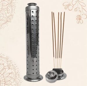 Premium Stainless Steel Incense Stick Holder/Agarbatti Stand ( Pack of 1 )