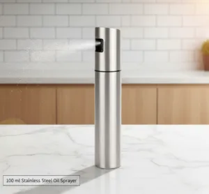 100 ml - Oil Sprayer I Outside Stainless Steel and Inside Glass