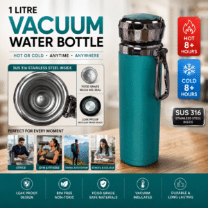 1000 ml Vacuum Stainless Steel Water Bottle