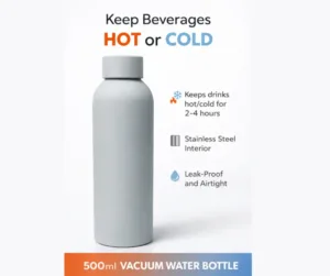 500 ml Stainless Steel Vacuum Water Bottle