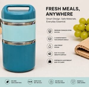 930 ML Stainless steel lunch box